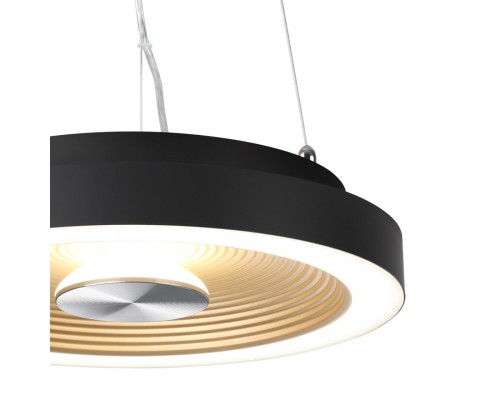 7753/18L MITRA LED SN 093 Светильник пластик/белый/черный/золотой LED 18Вт 4000K D320 IP54 QUANTUM