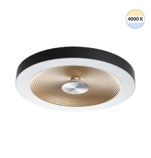 7753/25L MITRA LED SN 093 Светильник пластик/белый/черный/золотой LED 25Вт 4000K D400 IP54 QUANTUM