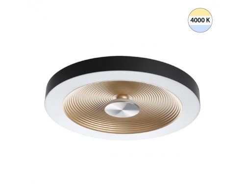 7753/25L MITRA LED SN 093 Светильник пластик/белый/черный/золотой LED 25Вт 4000K D400 IP54 QUANTUM