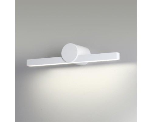 6624/8WL HIGHTECH ODL24 601 белый/металл/акрил Настенный светильник IP54 LED 8W 4000K 220V ABRI