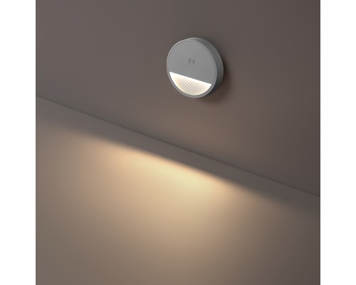 359707 OVER NT25 434 белый Светильник накладной сенсорный для лестниц IP20 LED 0.4W 3000К 1000mAh Li-ion, 5V VESPERA