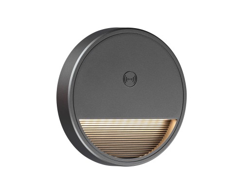 359708 OVER NT25 434 серый Светильник накладной сенсорный для лестниц IP20  LED 0.4W 3000К 1000mAh Li-ion, 5V VESPERA