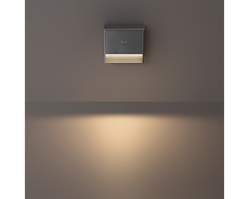 359710 OVER NT25 434 серый Светильник накладной сенсорный для лестниц IP20  LED 0.4W 3000К 1000mAh Li-ion, 5V VESPERA