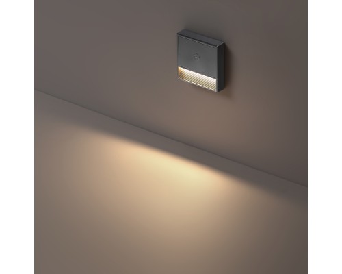 359710 OVER NT25 434 серый Светильник накладной сенсорный для лестниц IP20  LED 0.4W 3000К 1000mAh Li-ion, 5V VESPERA