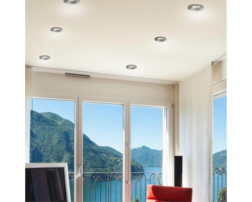 Встраиваемый светодиодный светильник Novotech Metis 357586 черный 10 Вт 100-265V IP44 3000K