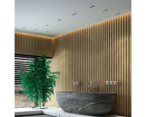 358482 SPOT NT21 204 белый Светильник встраиваемый IP44 LED 3000K 10W 100-265V METIS