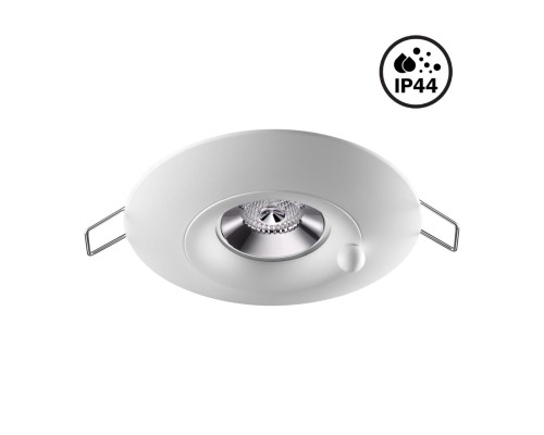 370789 SPOT NT21 247 белый Светильник встраиваемый влагозащищенный IP44 GU10 50W 220V WATER