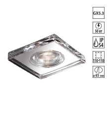 Встраиваемый светильник влагозащищенный Novotech Aqua IP54 369884