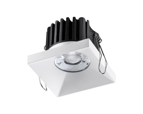 358482 SPOT NT21 204 белый Светильник встраиваемый IP44 LED 3000K 10W 100-265V METIS