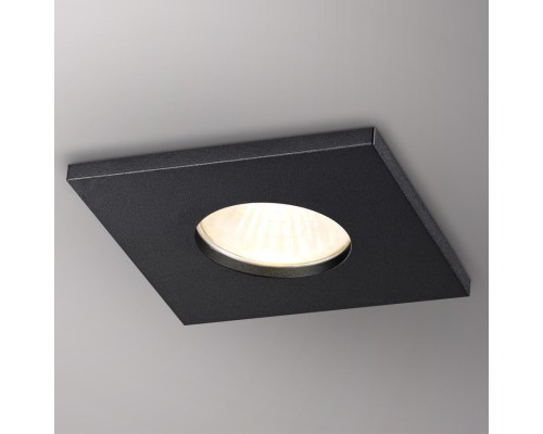 370805 SPOT NT22 черный Светильник встраиваемый влагозащищенный IP44 GU10 50W 220V AQUA