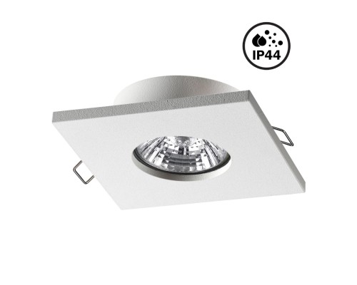 370804 SPOT NT22 белый Светильник встраиваемый влагозащищенный IP44 GU10 50W 220V AQUA