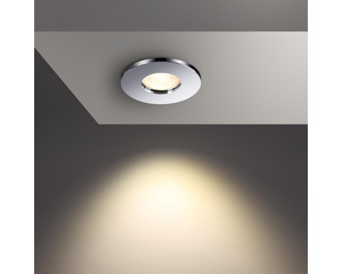 370802 SPOT NT22 хром Светильник встраиваемый влагозащищенный IP44 GU10 50W 220V AQUA