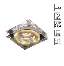 Встраиваемый светильник влагозащищенный Novotech Aqua IP54 369882