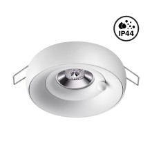 370797 SPOT NT21 249 белый/белый Светильник встраиваемый влагозащищенный IP44 GU10 50W 220V WATER