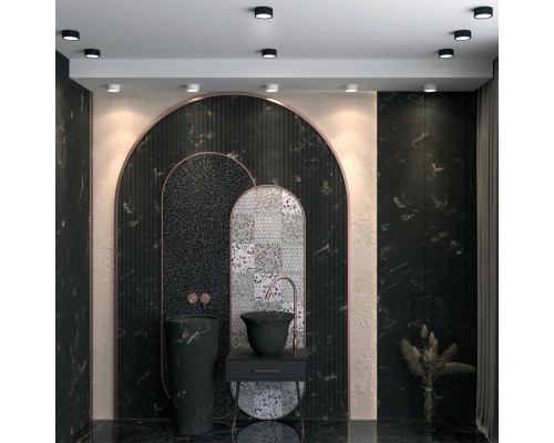 358904 SPOT NT21 черный Встраиваемый влагозащищенный светильник IP54 LED 4000K 10W 220V MAY