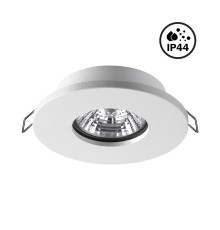 370934 SPOT NT22 белый Светильник встраиваемый влагозащищенный IP44 GU10 50W 220V AQUA