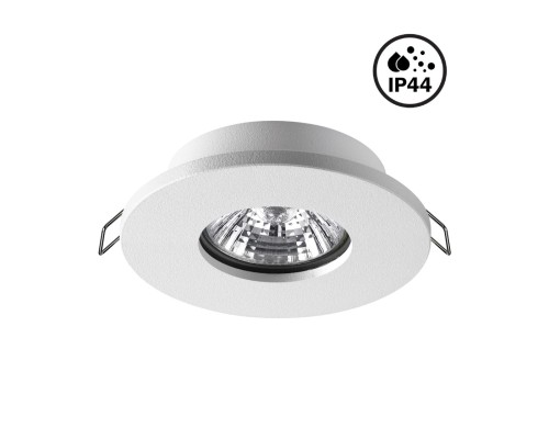 370934 SPOT NT22 белый Светильник встраиваемый влагозащищенный IP44 GU10 50W 220V AQUA