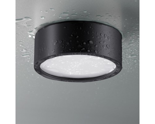 358904 SPOT NT21 черный Встраиваемый влагозащищенный светильник IP54 LED 4000K 10W 220V MAY