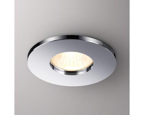 370802 SPOT NT22 хром Светильник встраиваемый влагозащищенный IP44 GU10 50W 220V AQUA