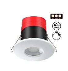 358639 SPOT NT21 201 белый Светильник встраиваемый светодиодный диммируемый, смена цв. температуры IP65 LED 3000К\4000К\5000К 8W 220V REGEN