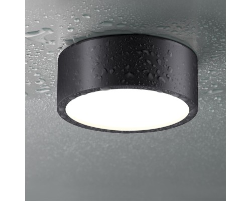 358904 SPOT NT21 черный Встраиваемый влагозащищенный светильник IP54 LED 4000K 10W 220V MAY