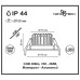 Встраиваемый светодиодный светильник Novotech Drum 357604 белый 30 Вт 100-265V IP44 3000K