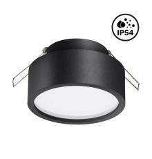 358904 SPOT NT21 черный Встраиваемый влагозащищенный светильник IP54 LED 4000K 10W 220V MAY