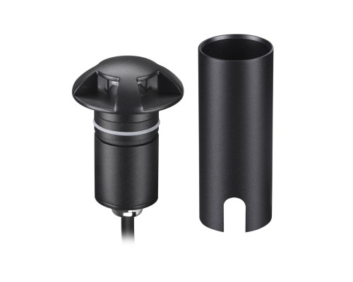 6662/3GL NATURE ODL24 631 черный/металл Встраиваемый грунтовый светильник IP67 LED 3W 4000K 12V/24V WALD