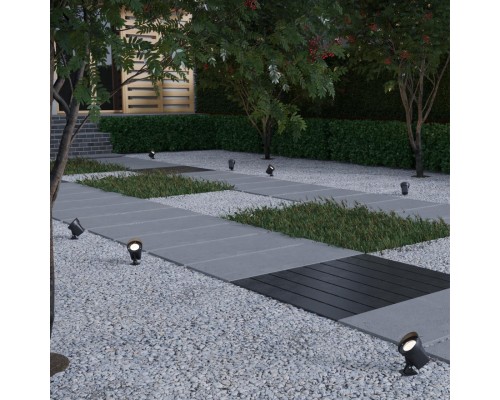 359530 STREET NT25 черный Светильник ландшафтный светодиодный грунтовый IP65 LED 13W 110-240V 1040Лм 4000К LANDSCAPE