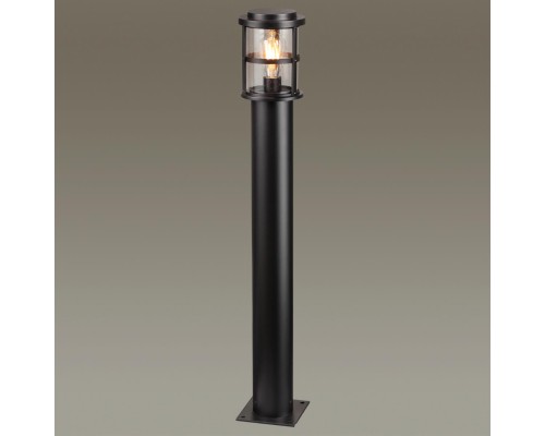 4964/1F NATURE ODL22 581 черный/стекло Ландшафтный светильник на столбе E27 1*60W IP44 MAGUS