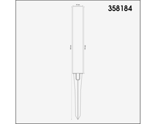 Корпус для модуля Novotech 358184 Nokta темно-серый