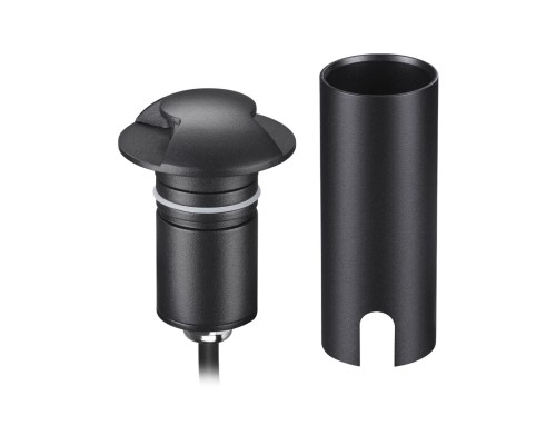 6662/2GL NATURE ODL24 631 черный/металл Встраиваемый грунтовый светильник IP67 LED 3W 4000K 12V/24V WALD