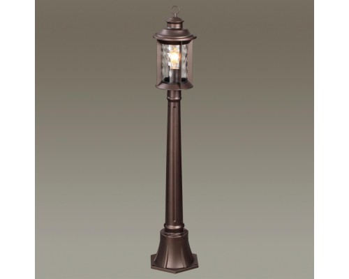 4961/1F NATURE ODL22 577 темно-коричневый/стекло Ландшафтный  светильник 107см E27 1*60W IP44 MAVRET