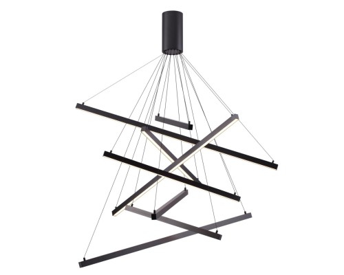 Подвесной светодиодный светильник Odeon Light 3860/96B Cometa черный LED 96 Вт 3000K