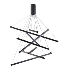 Подвесной светодиодный светильник Odeon Light 3860/96B Cometa черный LED 96 Вт 3000K