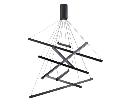 Подвесной светодиодный светильник Odeon Light 3860/96B Cometa черный LED 96 Вт 3000K