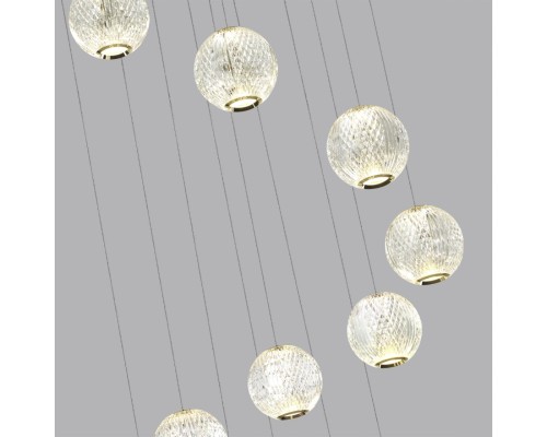 5008/56L L-VISION ODL24 459 золотой/металл/акрил Люстра LED 56W 4000K 4651лм CRYSTAL