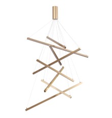 Подвесной светодиодный светильник Odeon Light 3860/96L Cometa золото LED 96 Вт 3000K