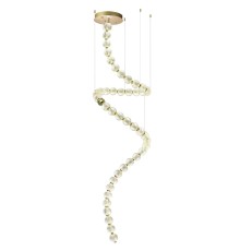 5008/132L L-VISION ODL23 413 золотой/прозрачный/металл/акрил Люстра LED 132W 4000K 6600Лм CRYSTAL