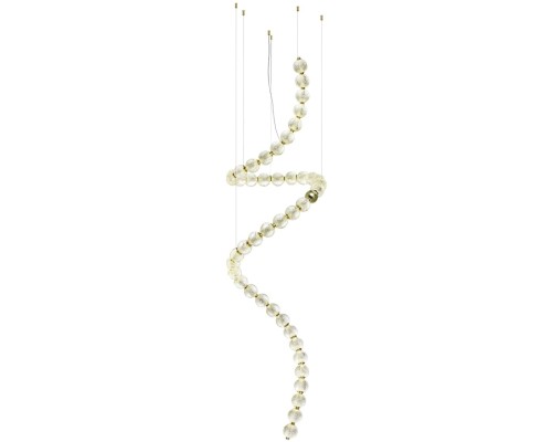 5008/132L L-VISION ODL23 413 золотой/прозрачный/металл/акрил Люстра LED 132W 4000K 6600Лм CRYSTAL