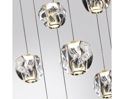 5085/120L L-VISION  золото/прозрачный/металл/акрил Люстра каскадная LED 120W 4000K 5500lm JEMSTONE