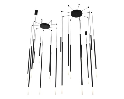 8400/27L LEDIO LN26 000 черный/белый, металл/акрил Люстра LED 27W 3000K 220V STICK