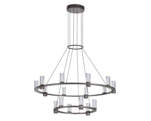 7143/110L HIGHTECH ODL26 513 светильник темный никель/акрилл/металл IP20 LED 93W 5960Лм 3000K 220V DEFANCE