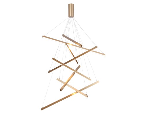 Подвесной светодиодный светильник Odeon Light 3860/96L Cometa золото LED 96 Вт 3000K