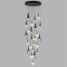 5442/137L L-VISION ODL_EX26 059 черный/бел.матовый/прозрачн./дымчатый/металл/стекло Люстра каскадная LED*137W (24*5.70W) 3000K 11620Лм AFALINA