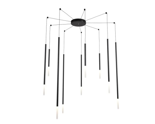 8400/27L LEDIO LN26 000 черный/белый, металл/акрил Люстра LED 27W 3000K 220V STICK