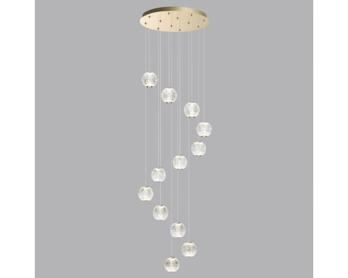 5008/56L L-VISION ODL24 459 золотой/металл/акрил Люстра LED 56W 4000K 4651лм CRYSTAL