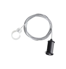 359136 KONST NT23 191 черный Подвесной комплект с 2-х метровым тросом IP20 RAMO