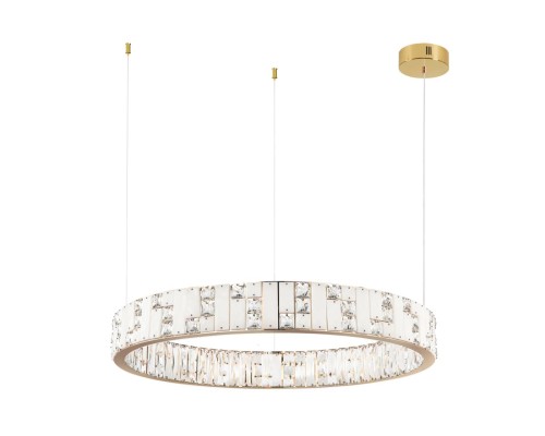 5072/100L HALL ODL24 495 золото/прозрачный/белый/металл/хрусталь/алебастр Люстра LED 100W 3700K CROSSA