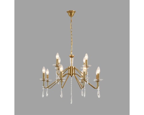 8319/12 CLASSI шампань/прозрачный, металл/хрусталь Люстра E14 12*40W 220V SEVERINA